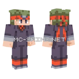Pokemon DPPt Ninja Boy Minecraft skin