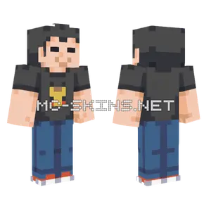 Pokemon DPPT Pokefan M Minecraft skin