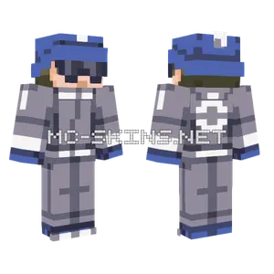 Pokemon DPPT Skier M Minecraft skin