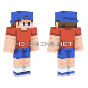 Pokemon DPPT Youngster Minecraft skin