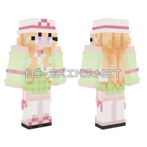 Pokemon Girl Pastel Minecraft skin