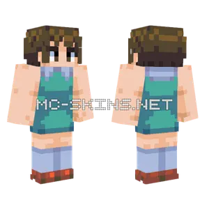 Pokemon School Kid F Minecraft skin