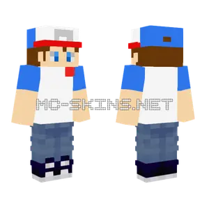 Pokemon Trainer Minecraft skin