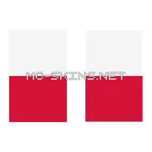 Poland Flag cape, outside and lining