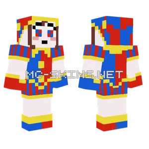 Pomni Minecraft skin