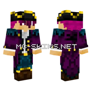Ponk Pirate Witch Minecraft skin