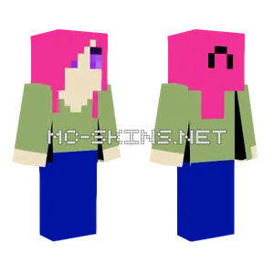 Ponytail Girl Minecraft skin