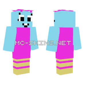 Poppy Flower Girl Minecraft skin