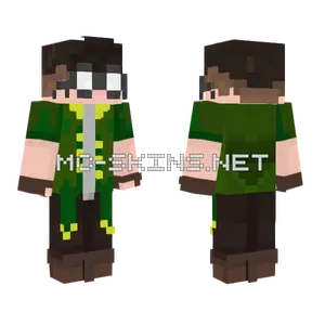 Porthioz Green Jacket Minecraft skin