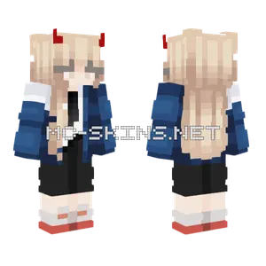 Power Chainsaw Man Minecraft skin