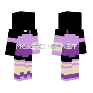 Precious Purple Side Prize Minecraft skin