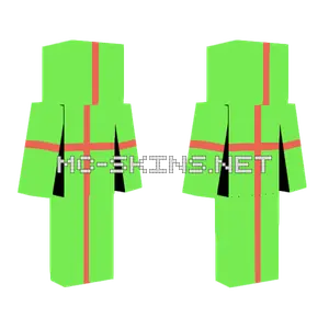 Present Green Skin Minecraft skin