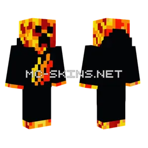 Prestonplayz Fire Skin Minecraft skin