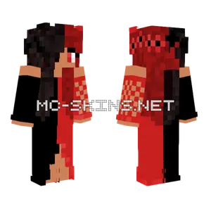 Pretty Devil 2 Sided Minecraft skin