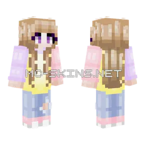 Pretty In Pastel Minecraft skin