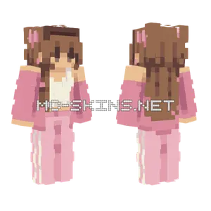 Pretty In Pink Minecraft skin