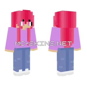 Pretty Pink Girl Minecraft skin