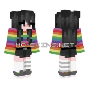 Pride Rainbow Skin Minecraft skin