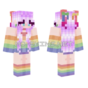 Pride Rainbow Skin Minecraft skin