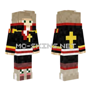 Priest With Cross Minecraft skin