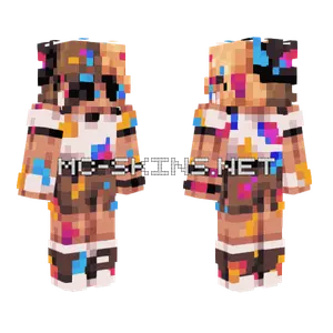 Primary Colors Minecraft skin