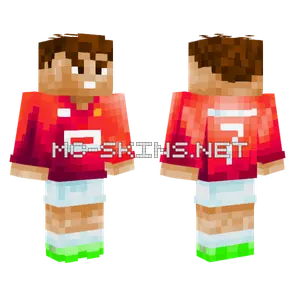 Prime Ronaldo Minecraft skin
