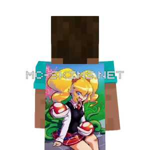 Princess Peach School Uniform cape, outside and lining