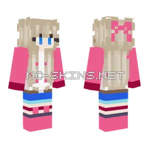 Princess Peach Skater Era Minecraft skin