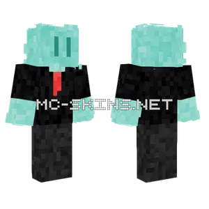 Prismarine Fancy Man Minecraft skin