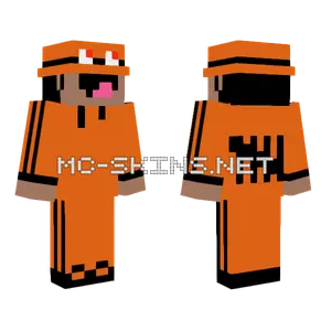 Prisonn Orange Jumpsuit Minecraft skin