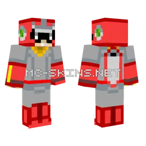 Protoman Mc Skin Minecraft skin