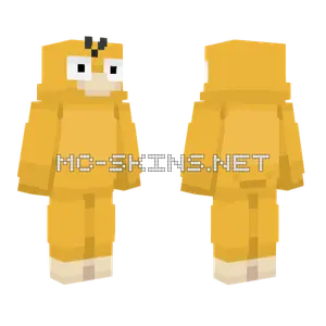 Psyduck Pokemon Minecraft skin