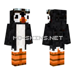Puffin Bird w Goggles Minecraft skin