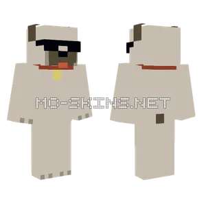 Pug Dog Minecraft skin