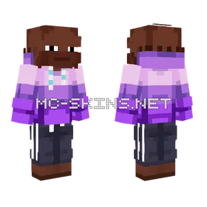 Puhbert3783 Purple Hoodie Minecraft skin