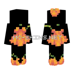 Pumpkin Costume Dress Base Minecraft skin