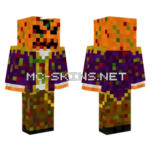 Pumpkin Pirate Minecraft skin