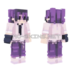 Purpl Girl Minecraft skin