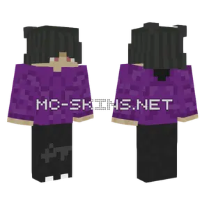 Purple 33 Minecraft skin