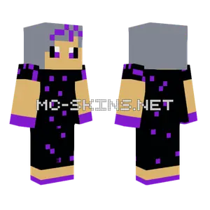 Purple Aaravgodgameryt Minecraft skin
