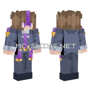 Purple Accented Girl