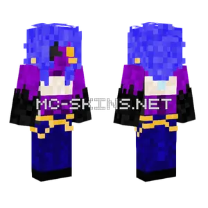 Purple Alien Minecraft skin