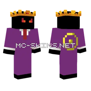 Purple Alligator Hat Minecraft skin