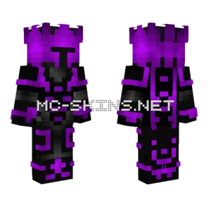 Purple and Black Knight