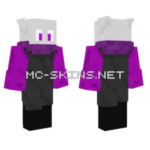 Purple and Black Monster Minecraft skin