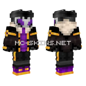 Purple And Gold Outfit Minecraft skin