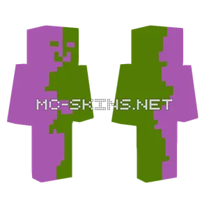 Purple and Green Mushroom
