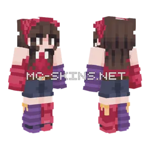 Purple And Pink Minecraft skin