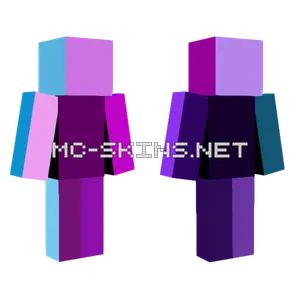 Purple and Teal Hoodie