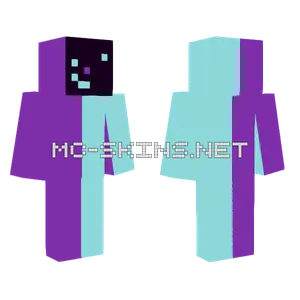 Purple and Teal Jester